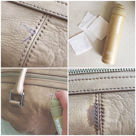 getting pen off of my fake leather bag|removing pen marks from leather.